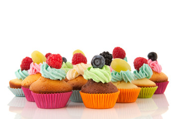 Fruit cupcakes