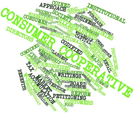 Word cloud for Consumer cooperative