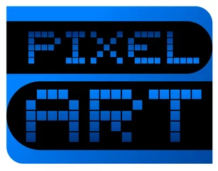 Cercles muraux Pixels Pixel art