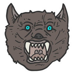Wolf mask draw