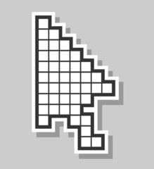 Pixel cursor design