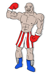 Boxing man