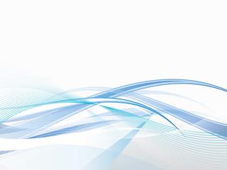 Naklejka premium Vector abstract background with waves and lines