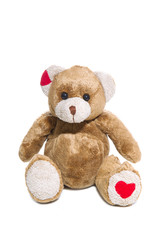 Alter Teddybär isoliert