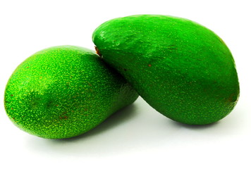 Two avocados.