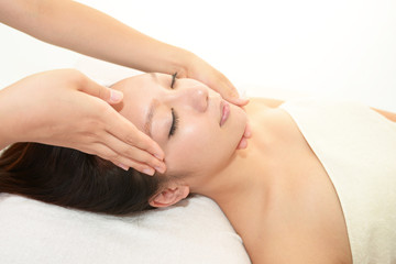 Obraz na płótnie Canvas Face of Beauty Massage