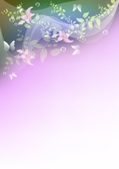 Abstract floral background