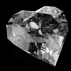 diamond heart shape