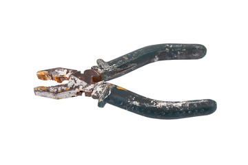 Rusty and old pliers