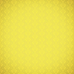 Obraz premium Vintage yellow ornate pattern