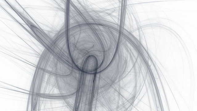 Grey Parapolas Rotating, Seamless Loop Animated Fractal