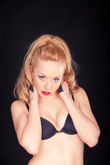 sexy woman in lingerie