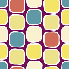 Seamless retro geometric pattern