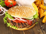 Hamburger vom grill Hamburger vom grill