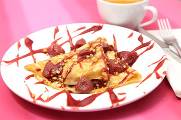 Crêpe Fraises Framboises