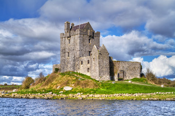 Fototapeta premium Dunguaire castle near Kinvarra in Co. Galway, Ireland