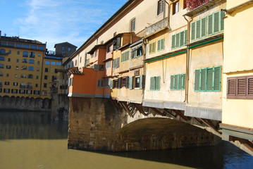 Fototapeta na wymiar Ponte Vecchio we Florencji - Włochy - 051