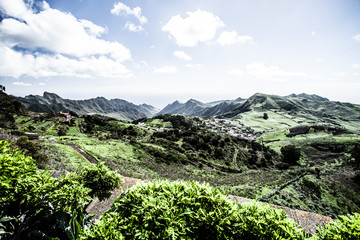Fototapeta premium Village in Tenerife, Canary Islands, Spain