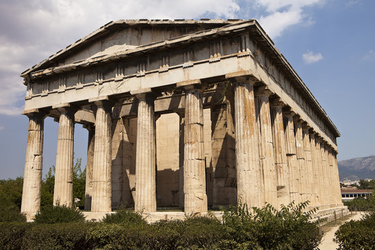 Temple of Hephaestus In Athens