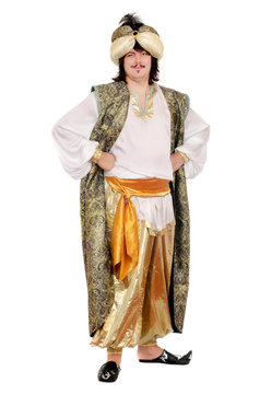 man in oriental costume