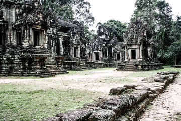Temples in  Angkor, near Siem Reap, Cambodia
