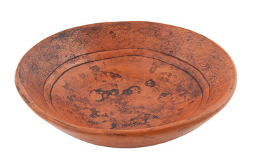 ancient plate from ceramics