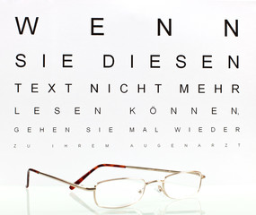 Sehschärfe Optiker