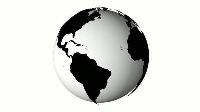 Earth black and white land