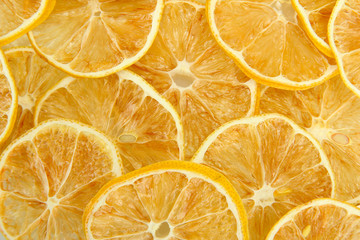 dried lemons, close up