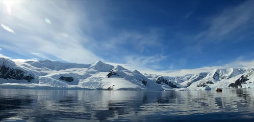 Wandcirkels aluminium Antarctica © hecke71