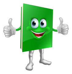 Book mascot education concept