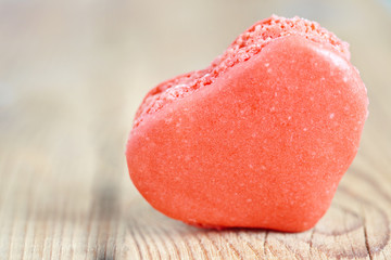 Obraz premium heart shaped mararons