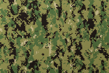 US navy working uniform aor 2 digital camouflage fabric texture - obrazy, fototapety, plakaty