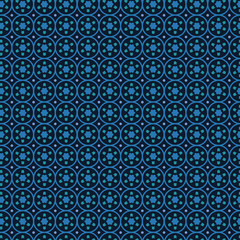 Circles background abstract. Blue pattern. Vector wallpaper.