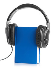 audio book isolated on white background
