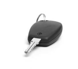 car key isolated on white background