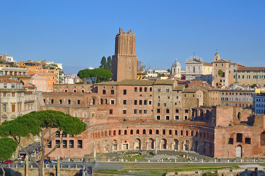 Il Foro e i Mercati di Traiano dal Vittoriano
