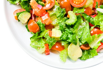 Salad from fresh vegetables