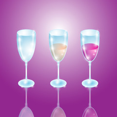 Set of Wine Glass