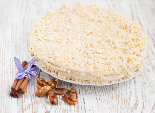 Homemade cake