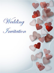 Wedding invitation - obrazy, fototapety, plakaty