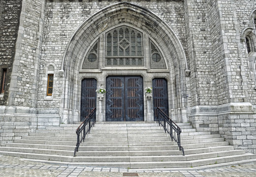 Entry In Saint Antoine Church In Brussels, Belgium