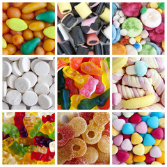 candy collage