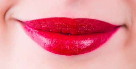 Women beauty lips