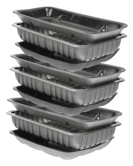 Stack of Food Trays
