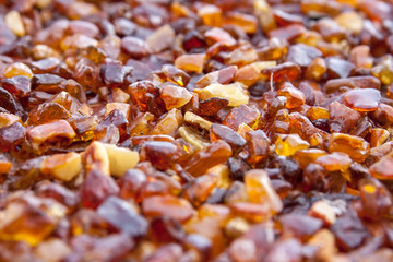 Amber jevelry background