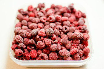 frozen raspberries