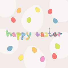 Vector Illustration of an Easter Background