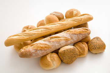 Brötchen und Baquette
