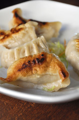 Gebratene Dumplings